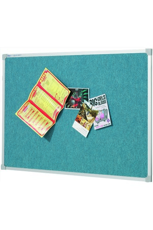 Quartet - Penrite Fabric Bulletin Board: Wedgewood (1800 x 1200mm)