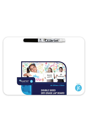 Quartet Whiteboard - (A4) 2 Sided Lap Board: White