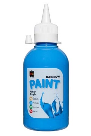Rainbow Paint Junior Acrylic Paint 250mL - Sky Blue