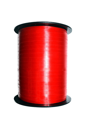 Rainbow Curling Ribbon - Red: 5mm x 500m