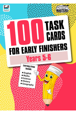 100 Task Cards for Early Finishers - Years 5-6