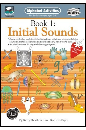 Alphabet Activities Book - Foundation Font: Book 1 - Initial Sounds