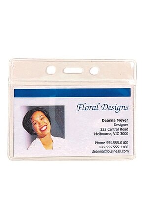ID Card Holder Soft: Landscape - Pack of 10