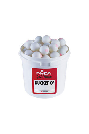 NYDA Bucket of Table Tennis Balls (Set of 72)
