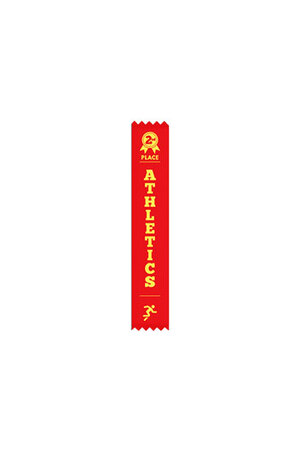 NYDA Ribbon Athletics 2nd Place (Pack of 100)