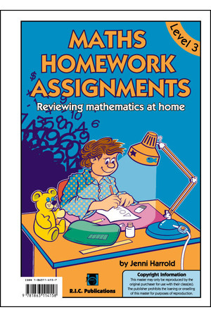 Maths Homework Assignments - Level 3: Ages 7-8