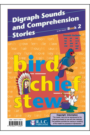 Digraph Sounds and Comprehension Stories - Book 2