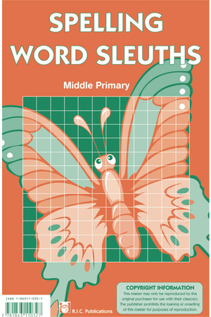 Spelling Word Sleuths - Ages 8-10