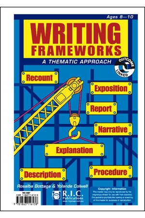 Writing Frameworks - Ages 8-10