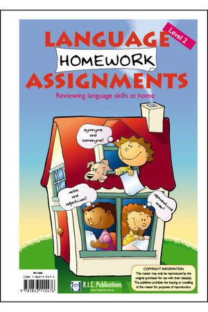 Language Homework Assignments - Level 2: Ages 6-7
