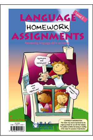 Language Homework Assignments - Level 5: Ages 9-10