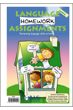 Language Homework Assignments - Level 6: Ages 10-11