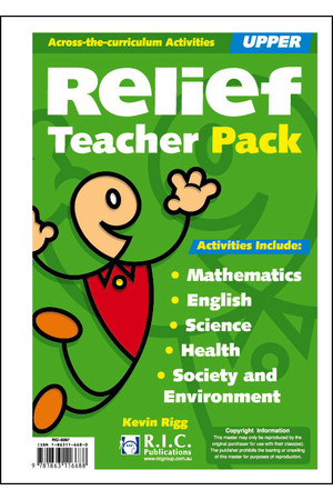 Relief Teacher Pack - Ages 11+