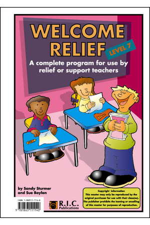 Welcome Relief - Level 7: Ages 11-12