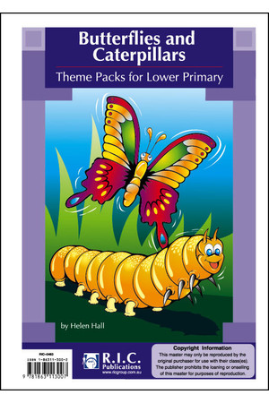 Theme Packs for Lower Primary - Butterflies and Caterpillars