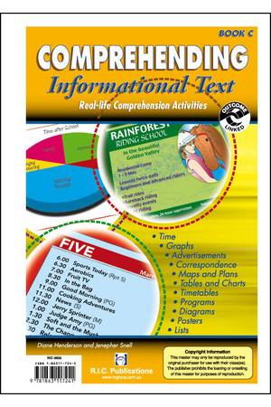 Comprehending Informational Text - Book C: Ages 7-8