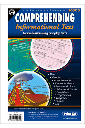 Comprehending Informational Text - Book G: Ages 11-12
