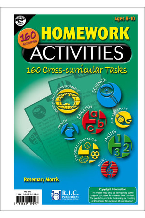 Homework Activities - Ages 8-10