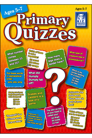 Primary Quizzes - Ages 5-7