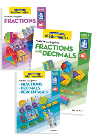 Australian Curriculum Mathematics – Fractions: Book Pack
