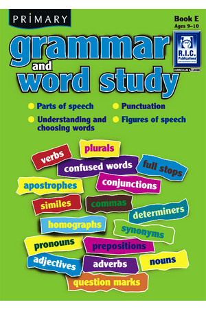 Primary Grammar and Word Study - Book E: Ages 9-10
