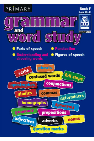 Primary Grammar and Word Study - Book F: Ages 10-11