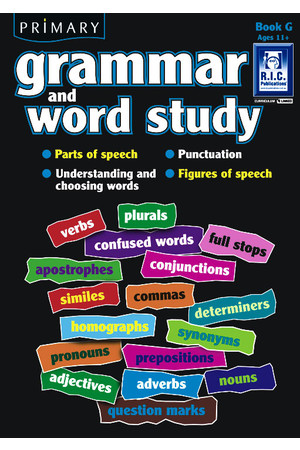 Primary Grammar and Word Study - Book G: Ages 11+