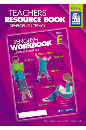 The English Workbook - Teachers Resource Book E: Ages 10+