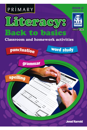 Primary Literacy - Back to Basics: Book D (Ages 8-9)