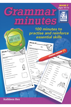 Grammar Minutes - Book F: Ages 10-11