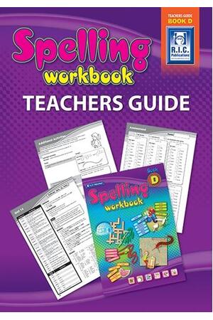 Spelling Workbook - Teachers Guide: Book D (Ages 8-9)