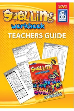 Spelling Workbook - Teachers Guide: Book E (Ages 9-10)