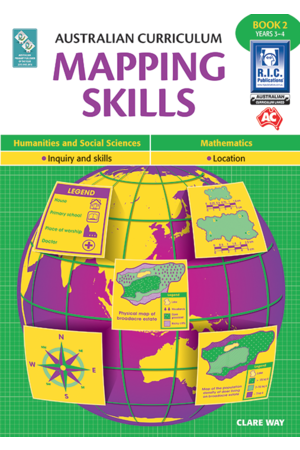 Australian Curriculum - Mapping Skills: Book 2 (Years 3-4)