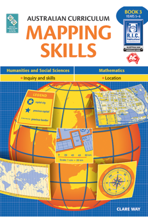 Australian Curriculum - Mapping Skills: Book 3 (Years 5-6)