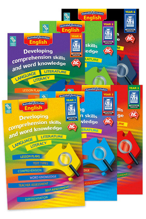 Australian Curriculum English - Developing Comprehension Skills and Word Knowledge: Book Pack