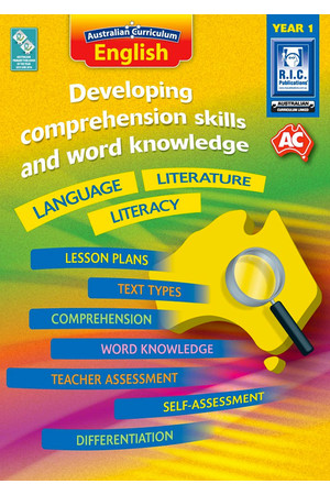 Australian Curriculum English - Developing Comprehension Skills and Word Knowledge: Year 1