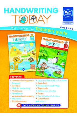 Handwriting Today (NSW Foundation Font) - Teacher Guide: Years 2 & 3