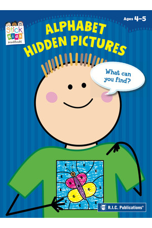Stick Kids English - Ages 4-5: Alphabet Hidden Pictures