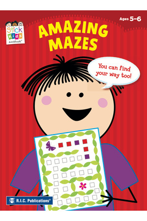 Stick Kids English - Ages 5-6: Amazing Mazes