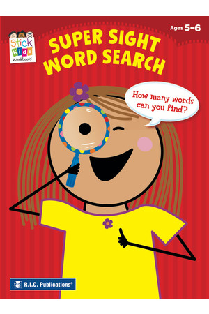 Stick Kids English - Ages 5-6: Super Sight Word Search