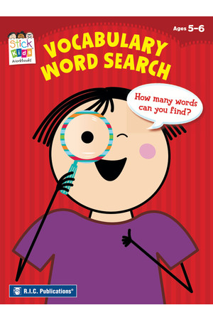 Stick Kids English - Ages 5-6: Vocabulary Word Search
