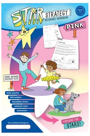 Star Strategy Decodable Workbook (Pink)