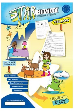 Star Strategy Decodable Workbook (Yellow)