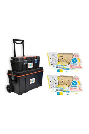 2x Strawbees - STEAM School Kit with Free Storage Kit