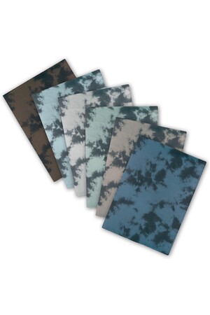 Book Sleeves Scrap Book: Tie Dye Paint Splash Assorted - Pack of 6