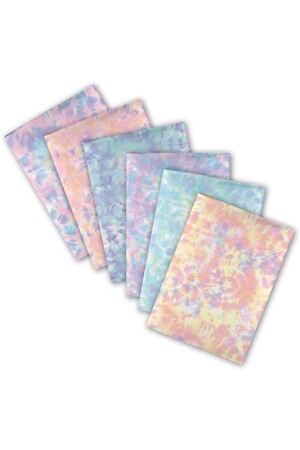 Book Sleeves Scrap Book: Tie Dye Dreams Assorted - Pack of 6