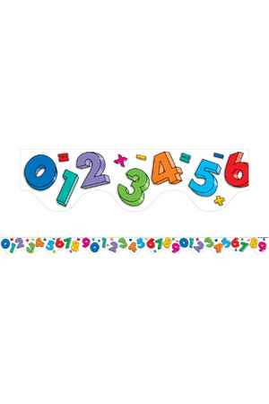 Numbers Scalloped Border (Previous Design)