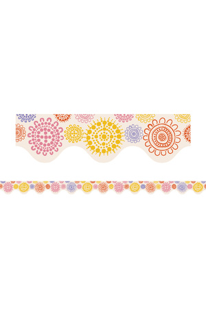 Rainbow Dreaming - Scalloped Border