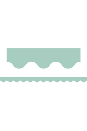 Sage - Scalloped Border (Pack of 12)