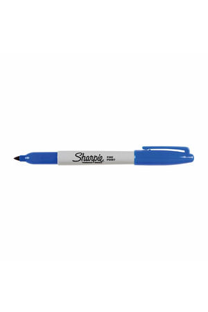 Sharpie Markers - Fine: Blue (Box of 12)